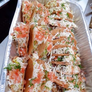12 Crispy Tacos Tray (2 Meat Option)^