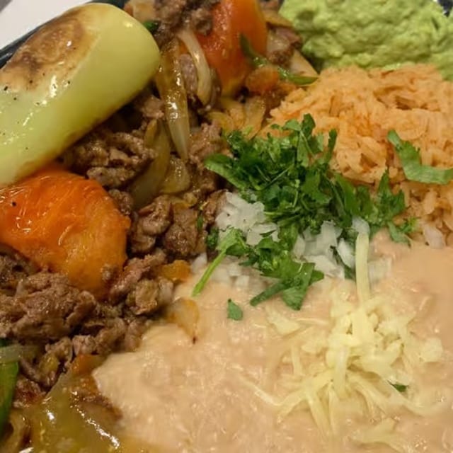 Steak Picado Dinner.
