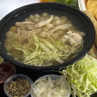 Chicken pozole 