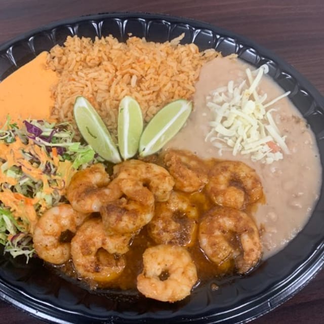 Shrimp Ala Diabla Plate.