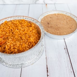 Nacho size Rice Or Refried Beans