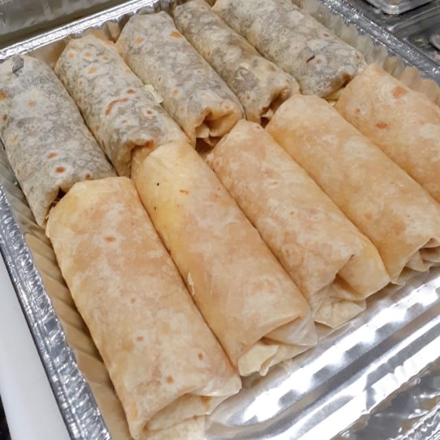 Small Meat Bean & Cheese Burrito.
