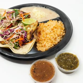 2 Tacos Del Mar Plate