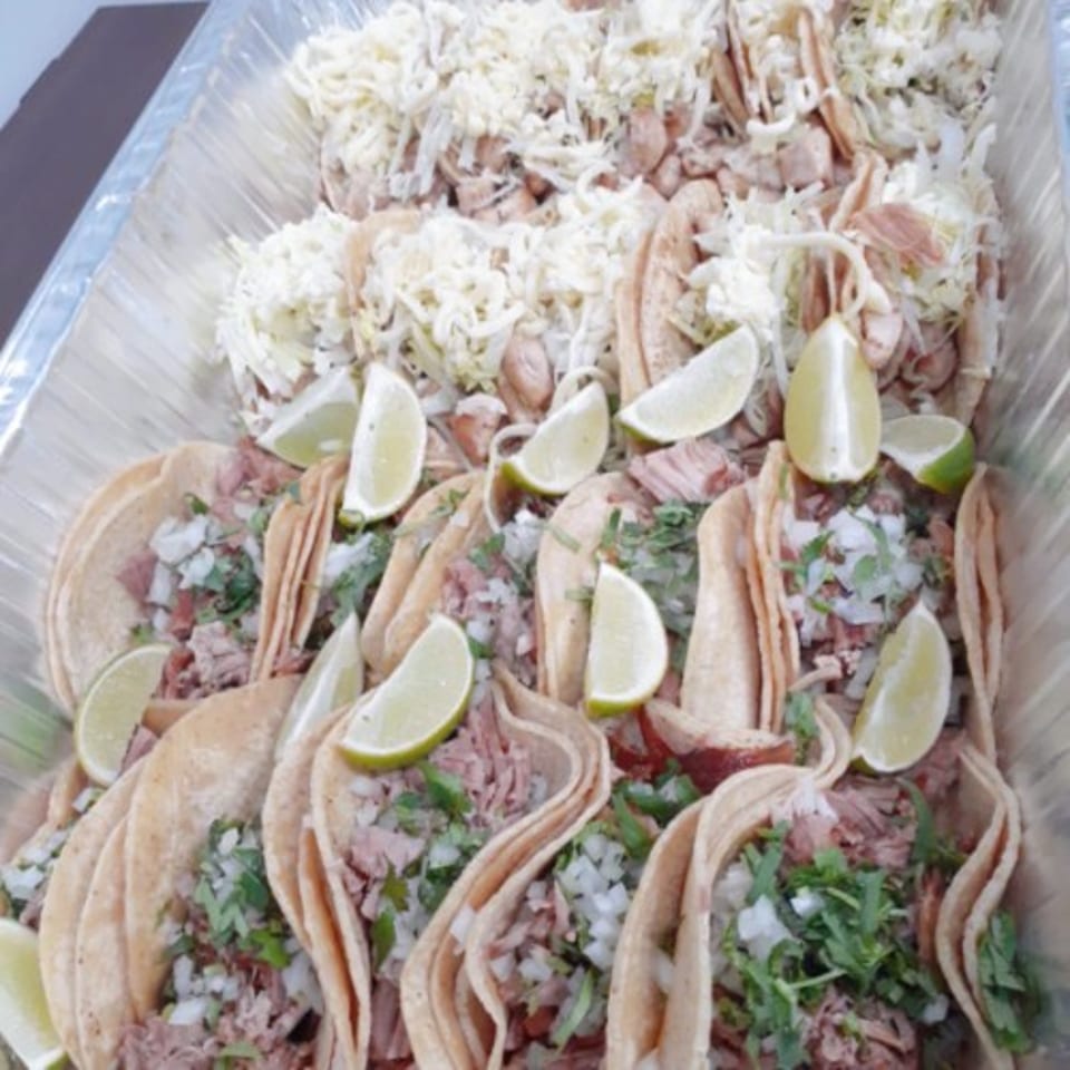 20 Soft Tacos Tray (4 Meat Option).