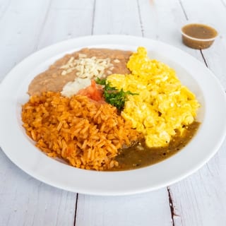 Scrambled Eggs Plate